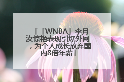 「WNBA」李月汝惊艳表现引爆外网，为个人成长放弃国内8倍年薪