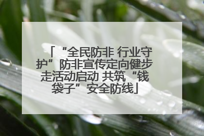 “全民防非 行业守护”防非宣传定向健步走活动启动 共筑“钱袋子”安全防线