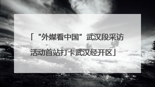 “外媒看中国”武汉段采访活动首站打卡武汉经开区