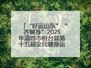 “好运山东”“齐健身”2025年淄博市桓台县第十五届全民健身运动会开赛仪式暨“农业银行杯”第一届社区工作队伍运动会开赛