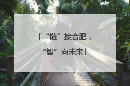 “链”接合肥，“智”向未来