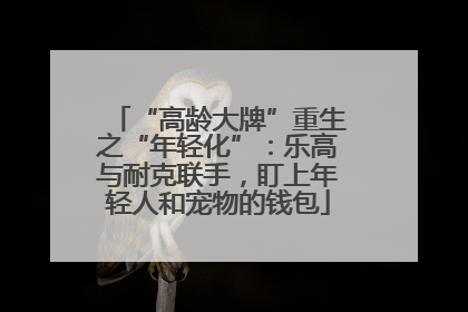 “高龄大牌”重生之“年轻化”：乐高与耐克联手，盯上年轻人和宠物的钱包