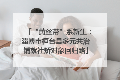 “黄丝带”系新生：淄博市桓台县多元共治铺就社矫对象回归路