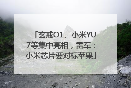 玄戒O1、小米YU7等集中亮相，雷军：小米芯片要对标苹果