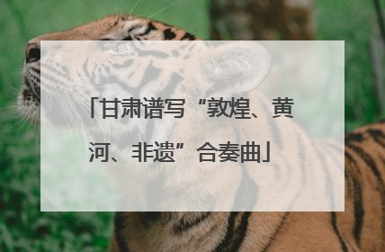 甘肃谱写“敦煌、黄河、非遗”合奏曲