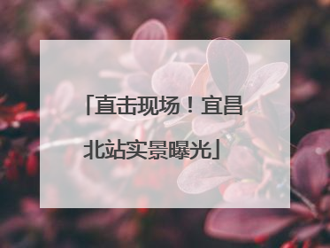 直击现场！宜昌北站实景曝光