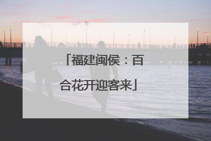 福建闽侯：百合花开迎客来