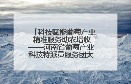 科技赋能葡萄产业 精准服务助农增收——河南省葡萄产业科技特派员服务团太康县科技服务纪实