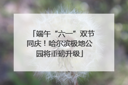 端午“六一”双节同庆！哈尔滨极地公园将重磅升级