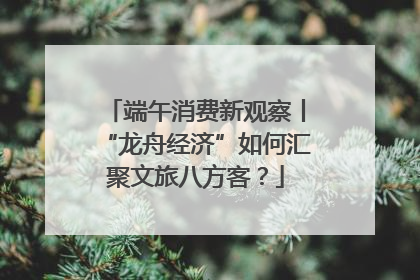 端午消费新观察丨“龙舟经济”如何汇聚文旅八方客？