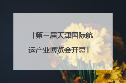 第三届天津国际航运产业博览会开幕