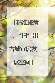 精准施策，“扫”出古城宜居发展空间