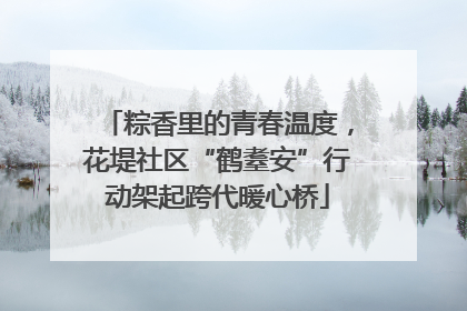 粽香里的青春温度，花堤社区“鹤耋安”行动架起跨代暖心桥