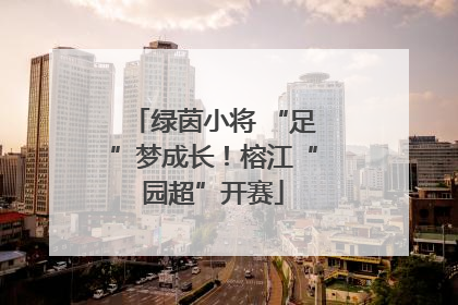 绿茵小将 “足”梦成长！榕江“园超”开赛