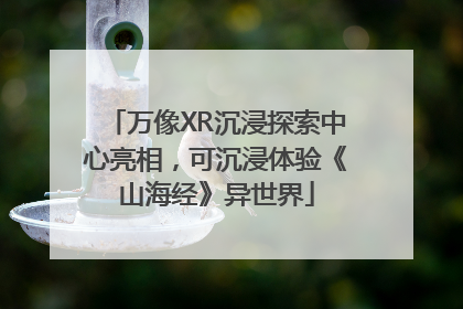 万像XR沉浸探索中心亮相，可沉浸体验《山海经》异世界