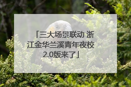 三大场景联动 浙江金华兰溪青年夜校2.0版来了