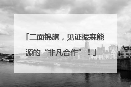 三面锦旗，见证振森能源的“非凡合作”！