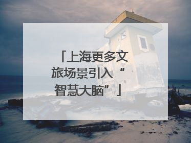 上海更多文旅场景引入“智慧大脑”