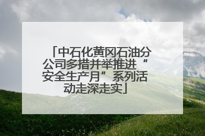 中石化黄冈石油分公司多措并举推进“安全生产月”系列活动走深走实