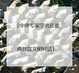 中外专家学者在雅典共议文明对话