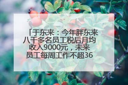 于东来：今年胖东来八千多名员工税后月均收入9000元，未来员工每周工作不超36小时，年假40天起！胖东来“店王”业绩快赶超山姆