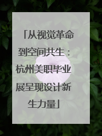 从视觉革命到空间共生：杭州美职毕业展呈现设计新生力量