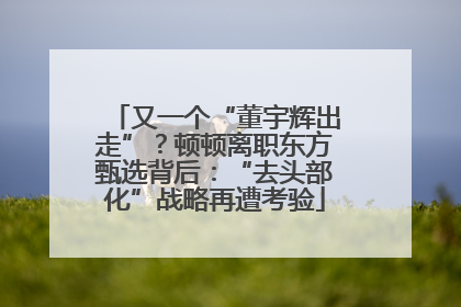 又一个“董宇辉出走”？顿顿离职东方甄选背后：“去头部化”战略再遭考验