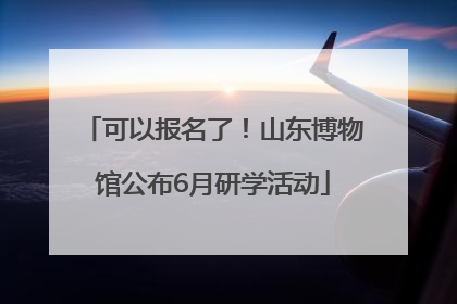 可以报名了！山东博物馆公布6月研学活动