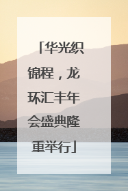 华光织锦程，龙环汇丰年会盛典隆重举行