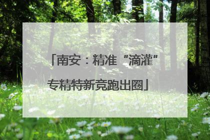 南安：精准“滴灌”专精特新竞跑出圈