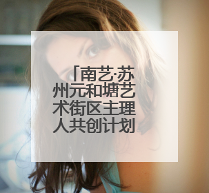 南艺·苏州元和塘艺术街区主理人共创计划启动