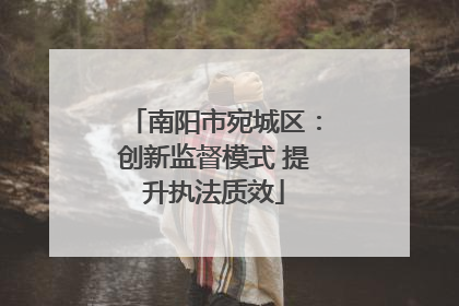 南阳市宛城区：创新监督模式 提升执法质效