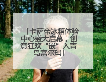 卡萨帝冰箱体验中心盛大启幕，创意狂欢“嵌”入青岛富尔玛