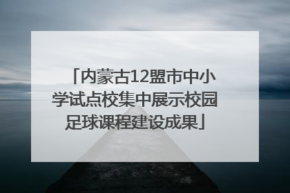 内蒙古12盟市中小学试点校集中展示校园足球课程建设成果