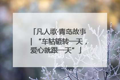 凡人歌·青岛故事｜“车轱辘转一天，爱心就跟一天”