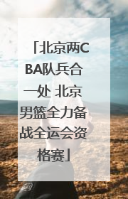 北京两CBA队兵合一处 北京男篮全力备战全运会资格赛