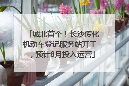 城北首个！长沙传化机动车登记服务站开工，预计8月投入运营
