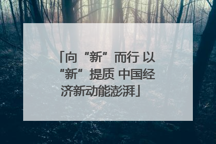 向“新”而行 以“新”提质 中国经济新动能澎湃