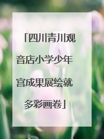 四川青川观音店小学少年宫成果展绘就多彩画卷