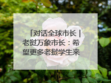 对话全球市长｜老挝万象市长：希望更多老挝学生来上海留学