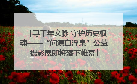 寻千年文脉 守护历史根魂——“问源白浮泉”公益摄影展即将落下帷幕