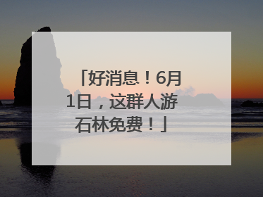 好消息！6月1日，这群人游石林免费！