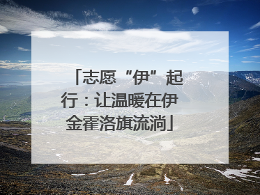 志愿“伊”起行：让温暖在伊金霍洛旗流淌
