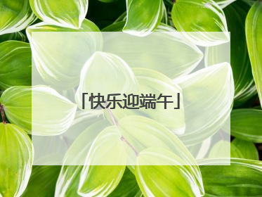 快乐迎端午