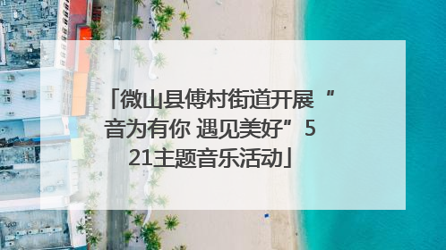 微山县傅村街道开展“音为有你 遇见美好”521主题音乐活动