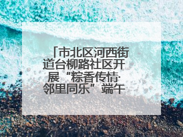 市北区河西街道台柳路社区开展“粽香传情·邻里同乐”端午文化主题活动