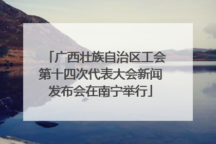 广西壮族自治区工会第十四次代表大会新闻发布会在南宁举行