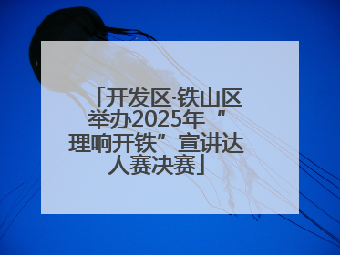 开发区·铁山区举办2025年“理响开铁”宣讲达人赛决赛