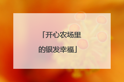 开心农场里的银发幸福