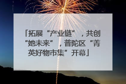 拓展“产业链”，共创“她未来”，普陀区“菁英好物市集”开幕